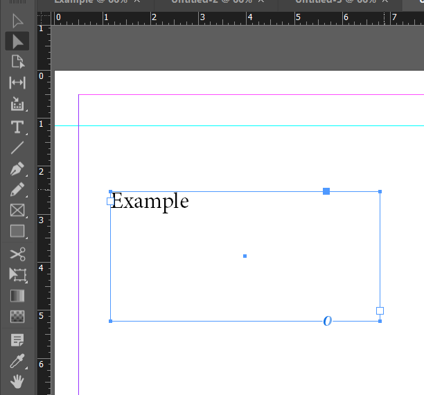 InDesign's Properties panel with a Paragraph Styles / Character Styles toggle, showing "[Basic Paragraph]+" selected, plus Character settings for Minion Pro at 34pt and paragraph alignment icons below.